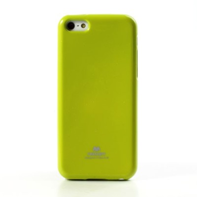 „Mercury“ Color kieto silikono (TPU) žalias Apple iPhone 5C dėklas (dėkliukas) / Priedai.lt