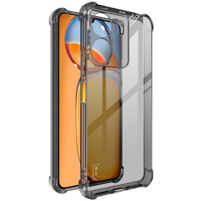 Xiaomi Redmi 13C (Poco C65) Imak pastiprinātas aizsardzības cieta silikona (TPU) pelēks vāciņš | Vacins.lv