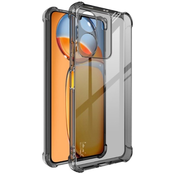 „Imak“ pastiprinātas aizsardzības cieta silikona (TPU) vāciņš - pelēks (Redmi 13C / Poco C65)