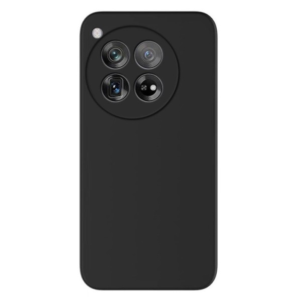 „Shell“ cieta silikona (TPU) apvalks - melns (OnePlus 12)