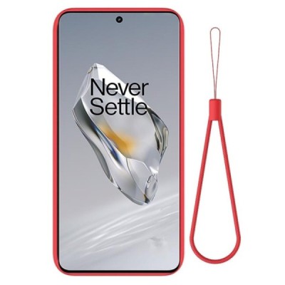 OnePlus 12 Shell cieta silikona (TPU) apvalks - sarkans | vacins.lv