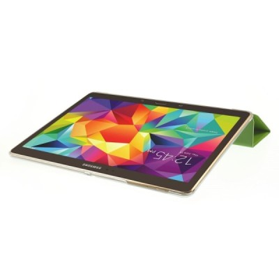 Samsung Galaxy Tab S 10.5 plonas atverčiamas žalias dėklas / Priedai.lt