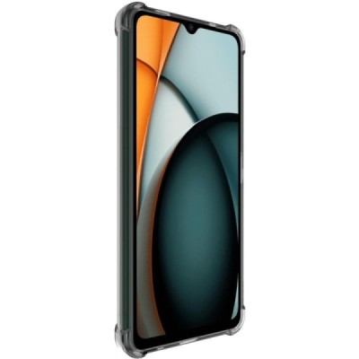 Xiaomi Redmi A3 (Poco C61) Imak pastiprinātas aizsardzības cieta silikona (TPU) pelēks vāciņš | Vacins.lv