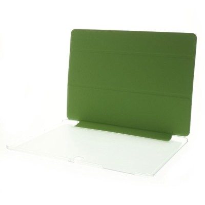 Samsung Galaxy Tab S 10.5 plonas atverčiamas žalias dėklas / Priedai.lt