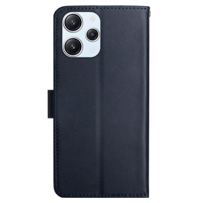 „Deluxe“ Xiaomi Redmi 12 5G (Poco M6 Pro) zils ādas atvērams maciņš | Vacins.lv