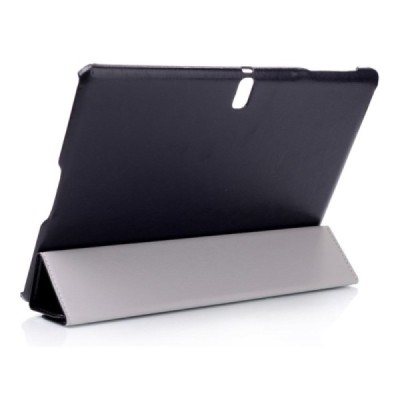 Samsung Galaxy Tab S 10.5 (T805, T800) atvēramais melns maciņš / Vacins.lv