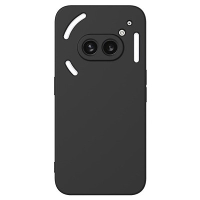 Nothing Phone 2a (2a Plus) Shell cieta silikona (TPU) apvalks - melns | vacins.lv