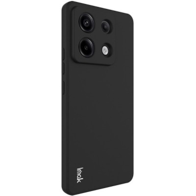 Redmi Note 13 Pro 5G (Poco X6 5G) „Imak“ cieta silikona (TPU) melns apvalks | vacins.lv
