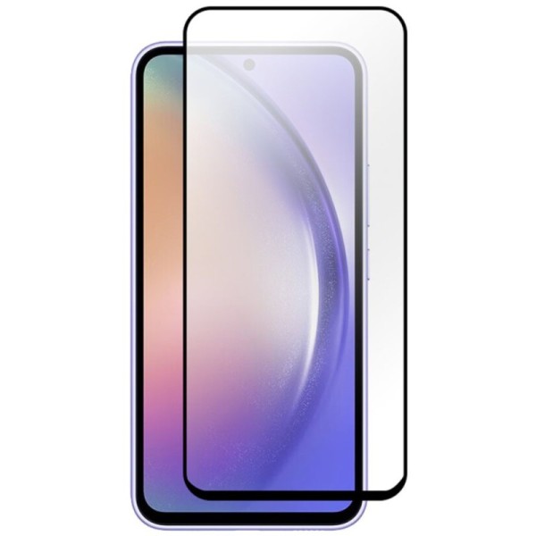„Rurihai“ Tempered Glass pilnai dengiantis apsauginis ekrano stiklas 2.5D - juodas (Galaxy A35 / A55)