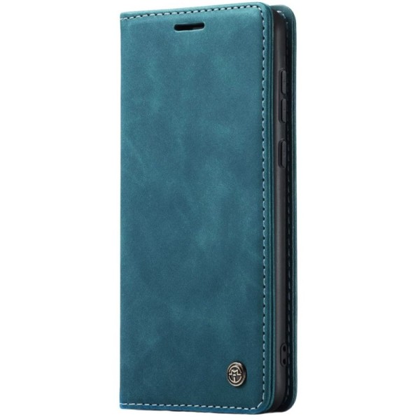 „CaseMe“ Retro solīds atvēramais ādas maciņš - zaļš (Galaxy A55)