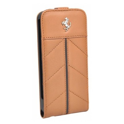 Ferrari California Apple iPhone SE (5, 5s) atverčiamas odinis dėklas / Priedai.lt