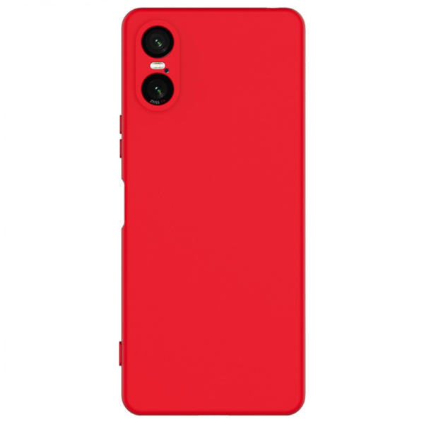 „Shell“ cieta silikona (TPU) apvalks - sarkans (Xperia 10 VI)