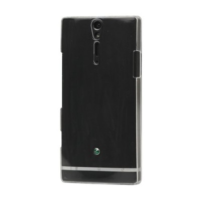 Sony Xperia S plastmasas dzidrs (caurspīdīgs) futrālis / Vacins.lv