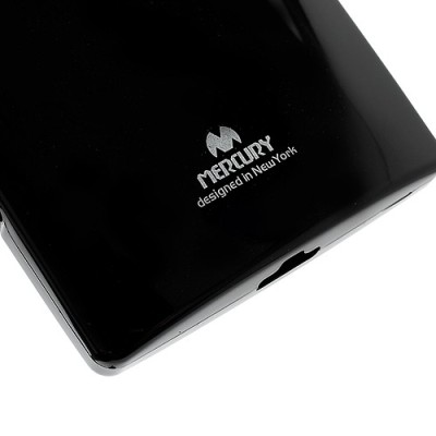 Mercury TPU kieto silikono juodas Sony Xperia S dėklas - nugarėlė / Priedai.lt