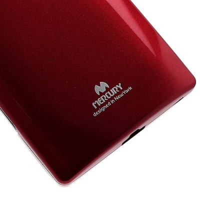 Mercury TPU kieto silikono raudonas Sony Xperia S dėklas - nugarėlė / Priedai.lt