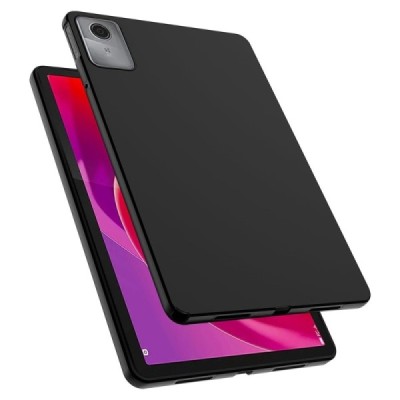 Lenovo Tab M11 (TB330FU) cieta silikona (TPU) melns apvalks | vacins.lv