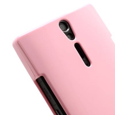 Mercury TPU kieto silikono šviesiai rožinis Sony Xperia S dėklas - nugarėlė / Priedai.lt