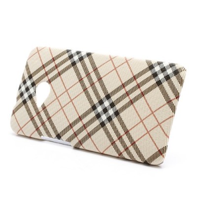 HTC One M7 „Burberry“ stils gaiši brūns apvalks / Vacins.lv