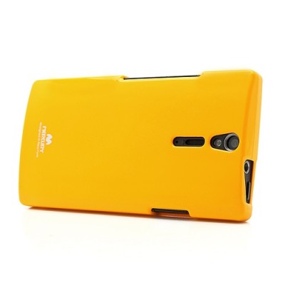 Mercury TPU kieto silikono šviesiai geltonas Sony Xperia S dėklas - nugarėlė / Priedai.lt
