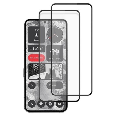 Nothing Phone 2 melns ekrāna aizsargstikls | Vacins.lv