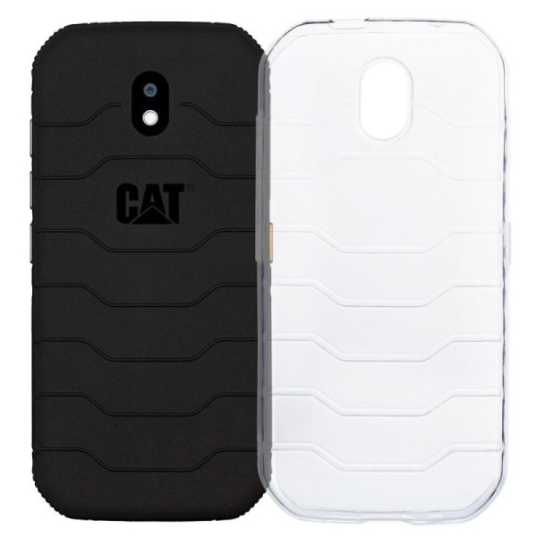 Pastiprinātas aizsardzības apvalks - dzidrs (Cat S42)