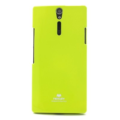 Mercury TPU kieto silikono žalias Sony Xperia S dėklas - nugarėlė / Priedai.lt