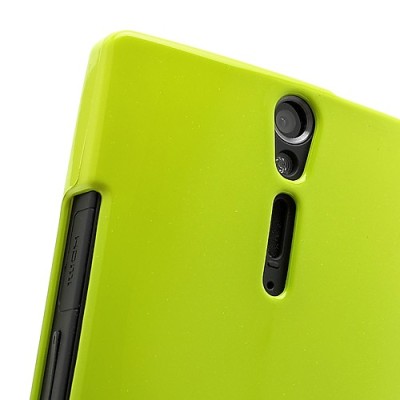 Mercury TPU kieto silikono žalias Sony Xperia S dėklas - nugarėlė / Priedai.lt