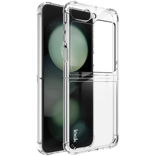 „Imak“ reinforced protection hard silicone (TPU) case - transparent (Galaxy Flip7 FE / Flip6)