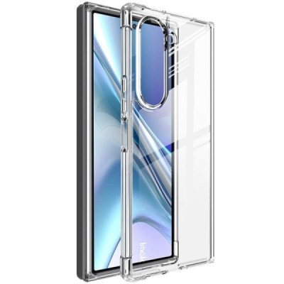 Samsung Galaxy Fold6 5G (SM-F956B) Imak pastiprinātas aizsardzības cieta silikona (TPU) dzidrs vāciņš | Vacins.lv