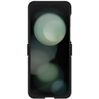 Samsung Galaxy Flip7 FE / Flip6 Imak Fiber melns plastika apvalks | vacins.lv