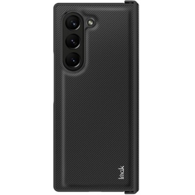 Samsung Galaxy Fold6 5G (SM-F956B) Imak Fiber juodas plastikinis dėklas - nugarėlė | Priedai.lt