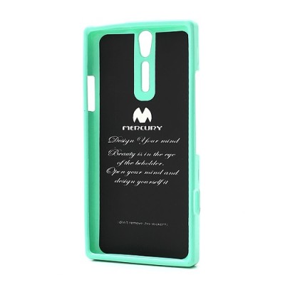 Mercury TPU kieto silikono mėtinis Sony Xperia S dėklas - nugarėlė / Priedai.lt