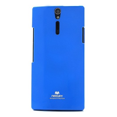 Mercury TPU kieto silikono mėlynas Sony Xperia S dėklas - nugarėlė / Priedai.lt