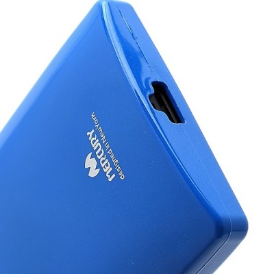 Mercury TPU kieto silikono mėlynas Sony Xperia S dėklas - nugarėlė / Priedai.lt