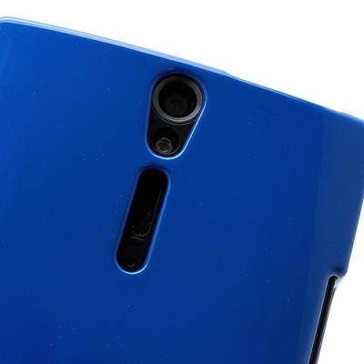 Mercury TPU kieto silikono mėlynas Sony Xperia S dėklas - nugarėlė / Priedai.lt