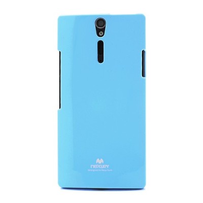 Mercury TPU kieto silikono šviesiai mėlynas Sony Xperia S dėklas - nugarėlė / Priedai.lt