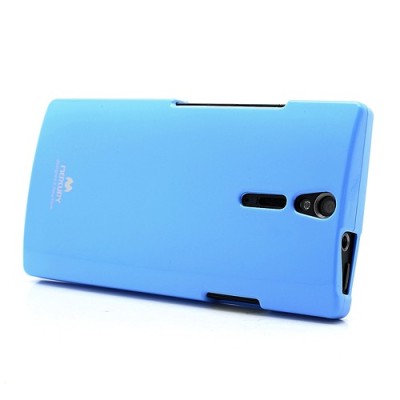 Mercury TPU kieto silikono šviesiai mėlynas Sony Xperia S dėklas - nugarėlė / Priedai.lt