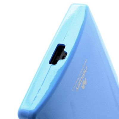 Mercury TPU kieto silikono šviesiai mėlynas Sony Xperia S dėklas - nugarėlė / Priedai.lt