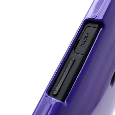 Mercury TPU kieto silikono violetinis Sony Xperia S dėklas - nugarėlė / Priedai.lt
