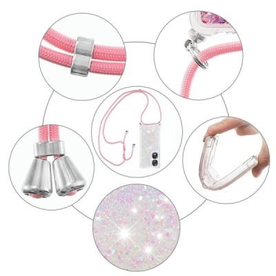 Huawei Honor 90 „Strap“ Shine cieta silikona (TPU) dzidrs apvalks | Vacins.lv