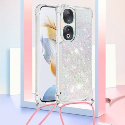 Huawei Honor 90 „Strap“ Shine cieta silikona (TPU) dzidrs apvalks | Vacins.lv
