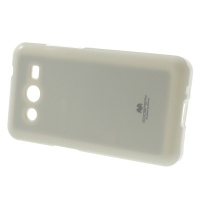 Mercury TPU kieto silikono baltas Samsung Galaxy Core 2 G355 dėklas - nugarėlė / Priedai.lt