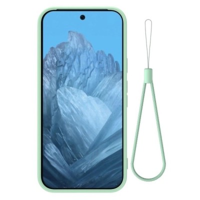 Google Pixel 9 Pro Shell cieta silikona (TPU) apvalks - zaļš | vacins.lv