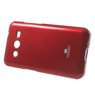 Mercury TPU kieto silikono raudonas Samsung Galaxy Core 2 G355 dėklas - nugarėlė / Priedai.lt