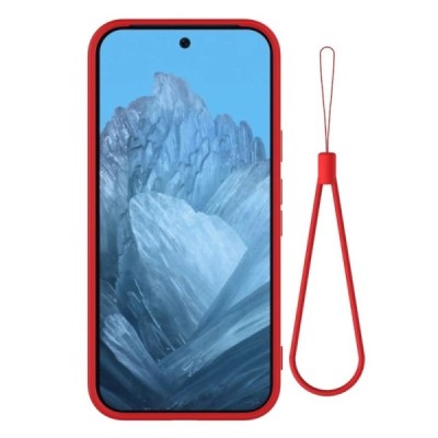 Google Pixel 9 Shell cieta silikona (TPU) apvalks - sarkans | vacins.lv