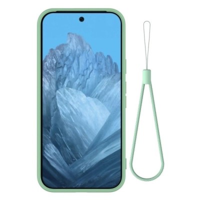 Google Pixel 9 Shell cieta silikona (TPU) apvalks - zaļš | vacins.lv