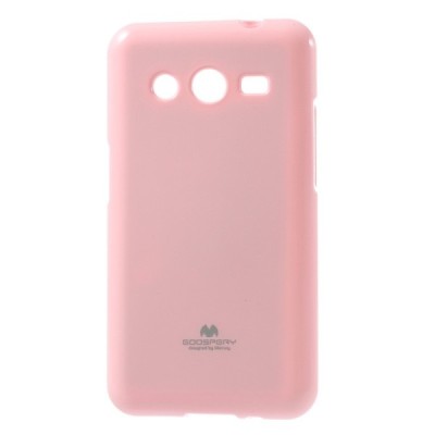 Mercury TPU kieto silikono rožinis Samsung Galaxy Core 2 G355 dėklas - nugarėlė / Priedai.lt