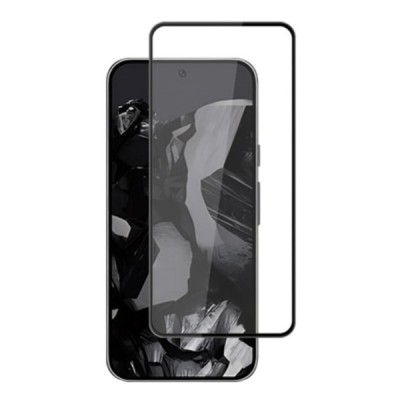 Google Pixel 9 (Pixel 9 Pro) „Mocolo“ Tempered Glass melns ekrāna aizsargstikls | Vacins.lv