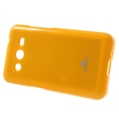 Mercury TPU kieto silikono geltonas Samsung Galaxy Core 2 G355 dėklas - nugarėlė / Priedai.lt