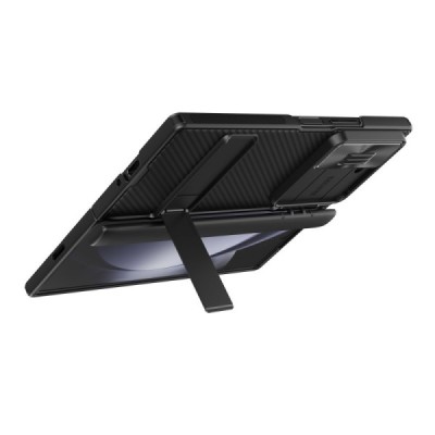 Samsung Galaxy Fold6 5G (SM-F956B) „Nillkin“ CamShield Kickstand melns apvalks | vacins.lv